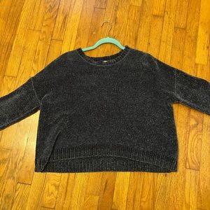 Velvet blue sweater, size medium